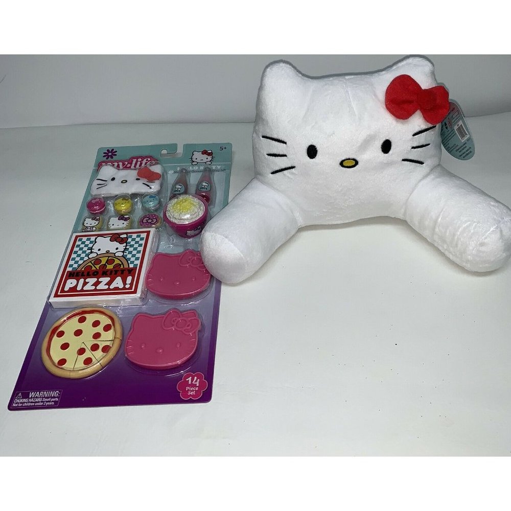 My Life as Hello Kitty 18" Doll Sleepover Accessories Play Set & Lounge Pillow